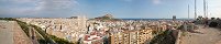 Alicante from San Fernando castle (Valencia, Spain)