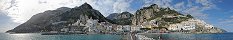 The little Town of Amalfi on the Amalfi Coast (Salerno, Italy)