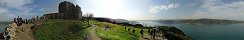 The Bosphorus and the Black Sea from Anadolu Kavagi (Turkey)