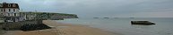 Beach in Arromanches (Calvados, France)