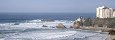 View over the Sea in Biarritz (Pyrnes-Atlantiques, France)