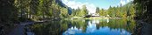 Blausee near Kandersteg (Berner Oberland, Switzerland)