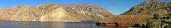 Boysen Reservoir near Shoshoni (Wyoming, USA)