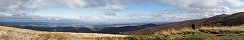 View from Bukowe Berdo near Muczne (Bieszczady, Poland)