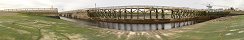 The Green Slipway in Grandcamp-Maisy (Calvados, France)