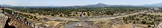 Calzada de los Muertes from Top of Temple of the Sun (Teotihuacn Archaeologic Site, Mexico)