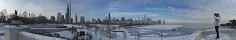 Downtown Chicago from G. Shedd Aquarium (Illinois, USA)