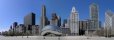 The Cloud Gate Sculpture at Millenium Park (Chicago, Illinois, USA)