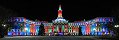 City and County of Denver Building at night (Colorado, USA)