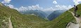 View over Courmayeur (Italy)