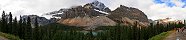 Crowfoot Mountain in Banff National Park (Alberta, Canada)