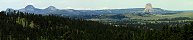 View over Devil's Tower (Wyoming, USA)