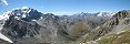 View from Vlan to Mont Blanc (Canton of Valais, Switzerland)