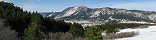 Elephant Rock, Pikes Peak and Front Range (Glen Park, Colorado, USA)