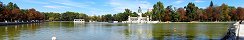 Pond in Buen Retiro Park (Madrid, Spain)