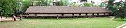 Long House in the Ethnologic Museum in Hanoi (Vit Nam)