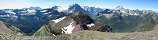 Glacier National Park (USA) from Akamina Ridge (British Columbia, Canada)