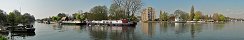 River Thames at Kingston Marina (Kingston-Upon-Thames, England)