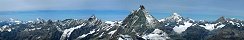 View from Klein Matterhorn (Zermatt area, Switzerland)