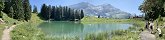 On the Shores of Lake Retaud near Les Diablerets (Canton of Vaud, Switzerland)