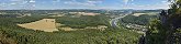 View from Lilienstein in Elbe Sandstone Mountains (Germany)