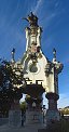 Maria Cristina Bridge Tower in San Sebastian (Gipuzkoa, Spain)