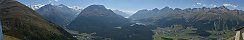 Pontresina Area from Muottas Muragl (Canton of Graubnden, Switzerland)