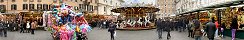 Navona Square during Epiphany Festival (Rome, Italy)