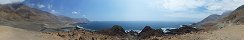 Ocean view from Highway 1 near Tocopilla (Chile)