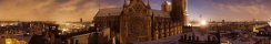 Notre-Dame cathedral at dusk (Paris, France)