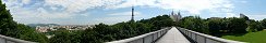 The 4 Winds footbridge in Lyon (Rhne, France)