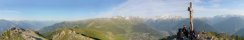 View from Pierre Avoi peak (Canton of Valais, Switzerland)