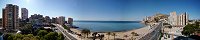 View over the new Albufereta beach (Valencia, Spain)