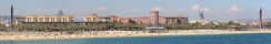 Beaches in front of the Olympic Village (Barcelona, Spain)