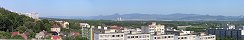 View over Most and the Mountains from Litvnov (Czech Republic)