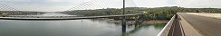 Elorn River from Old Albert Louppe Bridge near Brest (Finistre, France)