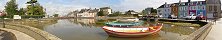 Little Old Harbor of the Hogues in Isigny-sur-Mer (Calvados, France)