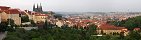 Prague from Strahov Monastery (Czech Republic)