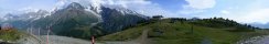 Aiguilles de Chamonix from Prarion (Haute-Savoie, France)