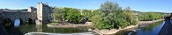 Pulteney Bridge on Avon River in Bath (England)