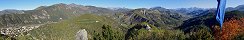 Digne-les-Bains from Rocher de Neuf Heures (Alpes-de-Haute-Provence, France)