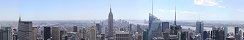 Lower Manhattan from Rockefeller Center (New York, USA)