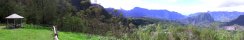 The cirque of Salazie from a forest road (Runion Island)