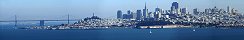 San Francisco from Northern Overlook (California, USA)