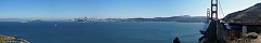 San Francisco from Northern Overlook (California, USA)