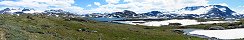 View over Sogn og Fjordane County (Norway)