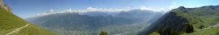 Rhne Valley from Sorniot (Canton of Valais, Switzerland)