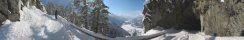 Way to Stablalm in Lech Valley (Tyrol, Austria)