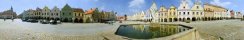 Market Place in Telc (Czech Republic)