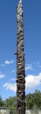 Totem in Mitad del Mundo (Ecuador)